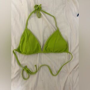 Moschino Lime Bikini Top